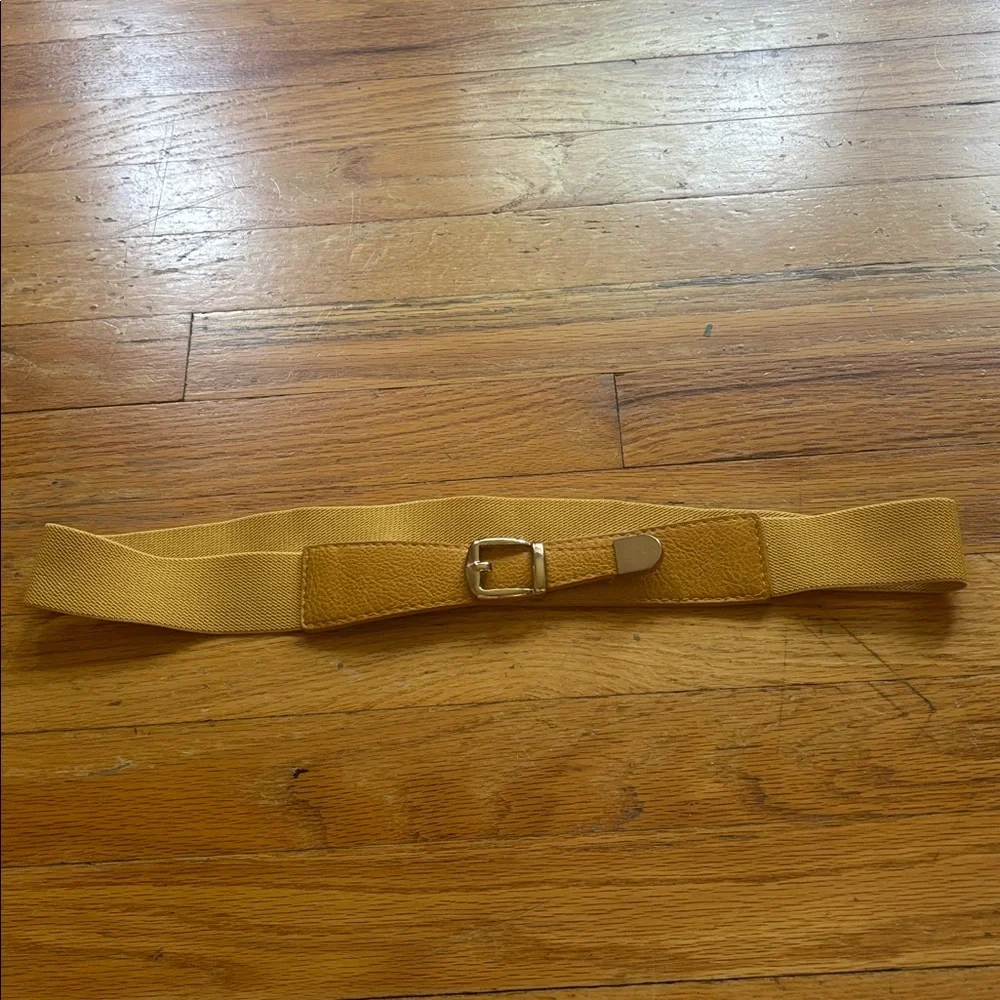 Yellow Stretchy Belt